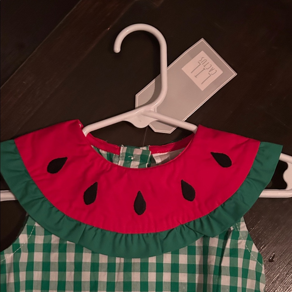 Lil Cactus Red and Green Dress